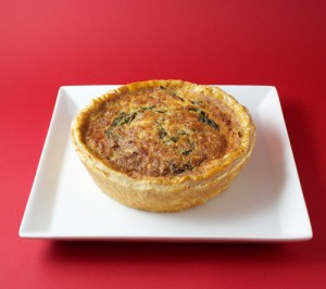 quiche20120526 スイスチャードのキッシュ