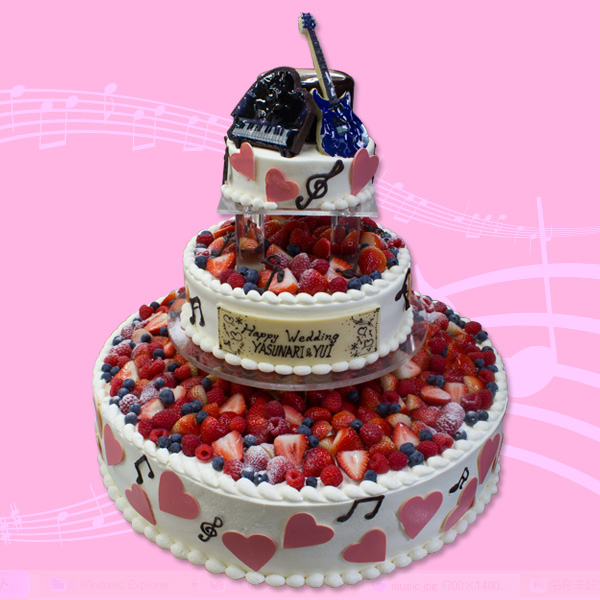 ピアノとギターのウエディングケーキ ラ クレマンティーヌのブログ